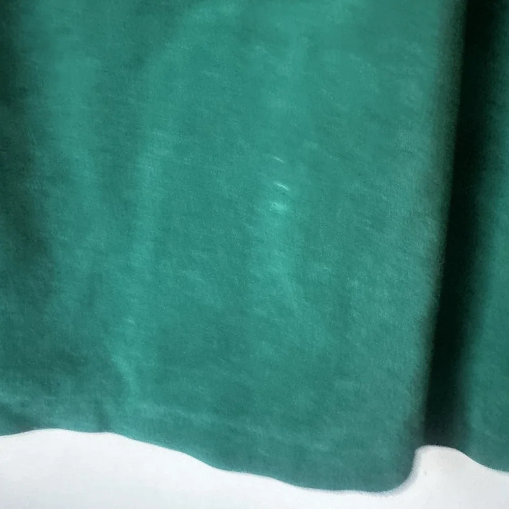 Vintage Gymboree 90's Girl's Green 100% Cotton Dress Plaid Trim Pockets XX-Large